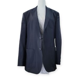 Riviera Red 100% Wool relaxed fit Blazer